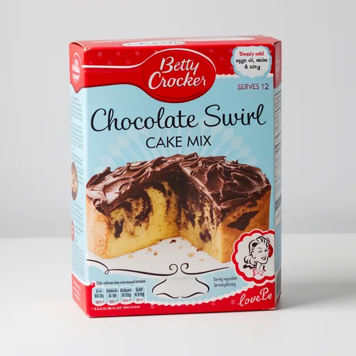 Betty Crocker Chocolate Swirl Cake Mix 425g