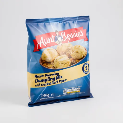 Aunt Bessie's Dumplings Mix With Cracked Black Pepper 140G
