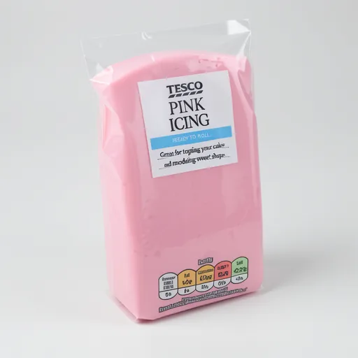 Tesco Ready to Roll Pink Icing 250g