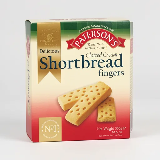 Paterson's Shortbread Fingers Clotted Cream 300g