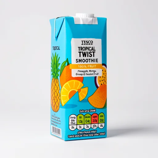 Tesco Tropical Twist Smoothie 3X200ml