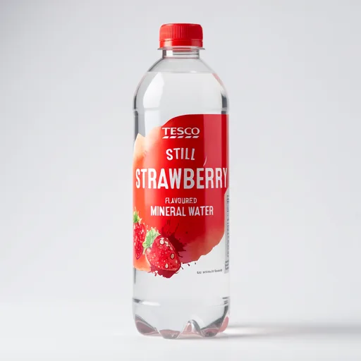 Tesco Strawberry Still Flavoured Water 1Ltr