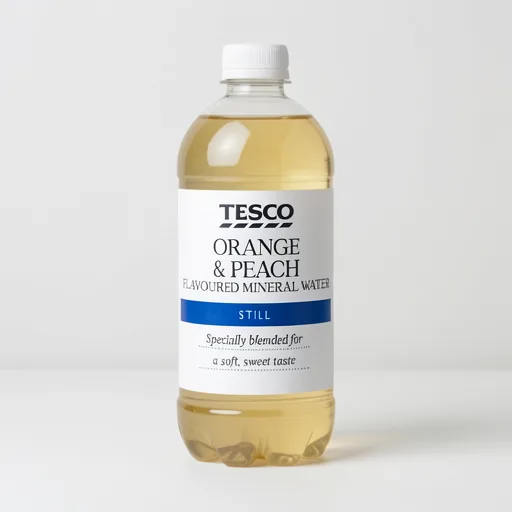 Tesco Orange & Peach Still Flavoured Water 1 Litre
