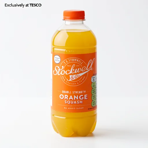 Stockwell & Co No Added Sugar Double Strength Orange Squash 750Ml