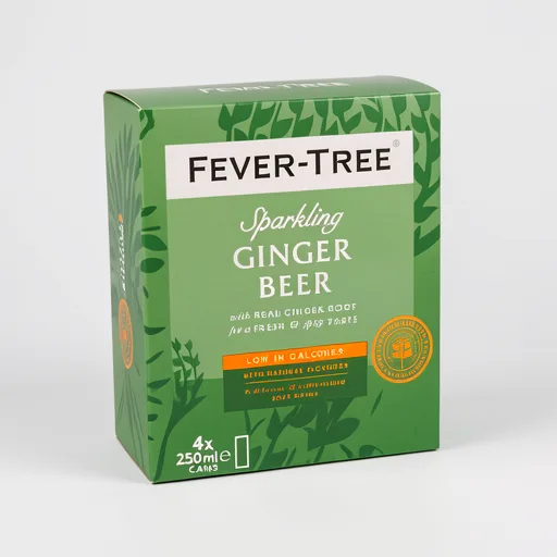 Fever-Tree Light Ginger Beer 4X250ml