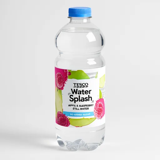 Tesco Water Splash Apple & Raspberry No Added Sugar Water 300Ml