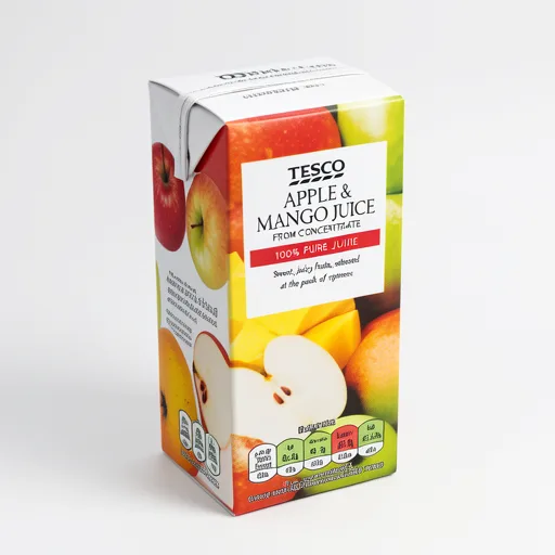 Tesco Apple & Mango Juice From Concentrate 200Ml