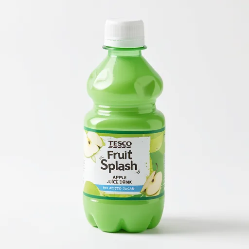 Tesco Fruit Splash No Added Sugar Apple Juice Drink 250Ml