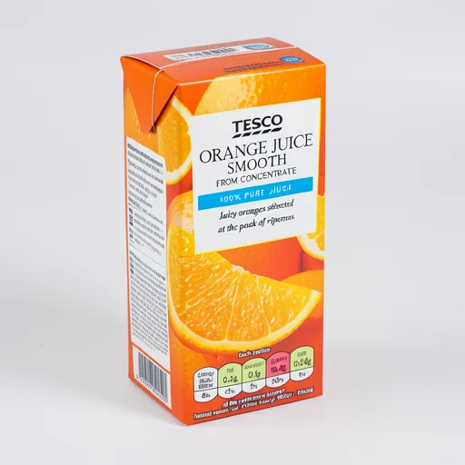 Tesco Orange Juice Smooth From Concentrate 200Ml