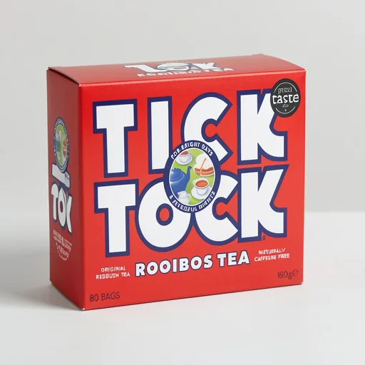 Tick Tock Rooibos Tea 80 Tea Bags 180G