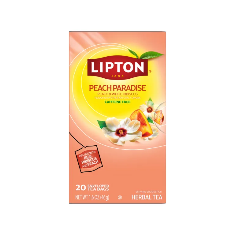 Lipton Peach Paradise 20 Tea Bags 46g