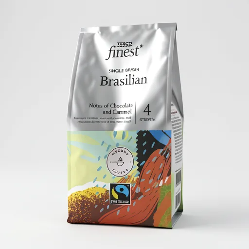 Tesco Finest Fairtrade Brazilian Ground Coffee 227g