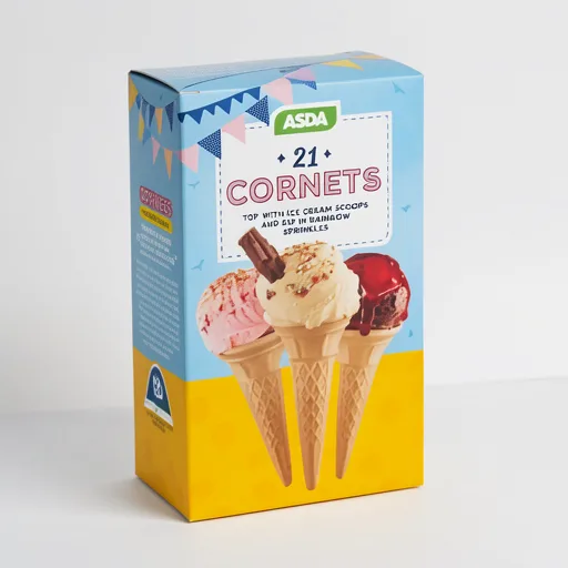 ASDA 21 Cones Ice Cream