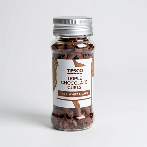 Tesco Triple Chocolate Curls 30g