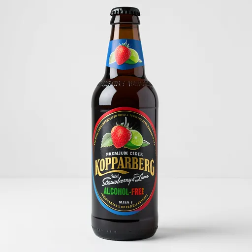 Kopparberg 0.0% Alcohol Free Cider Strawberry & Lime 50cl