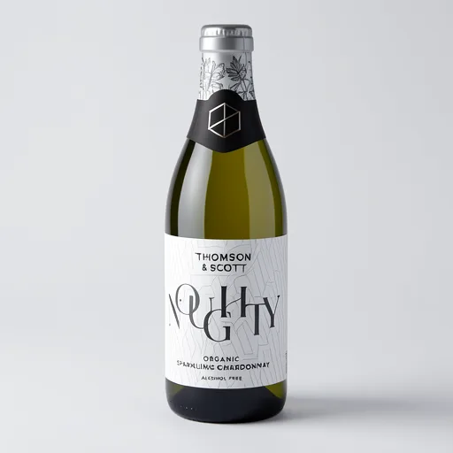 Thomson & Scott Noughty 0.0% Alcohol Free Sparkling Chardonnay Wine Based Drink 75cl