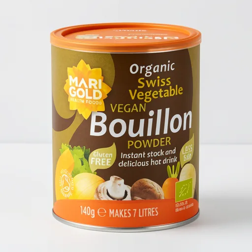 Marigold Organic & Reduced Salt Bouillon Instant Vegetable Stock Powder 140g