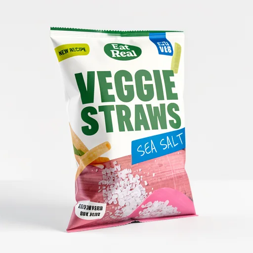 Eat Real Veggie Straws - Tomato, Kale & Spinach 110g