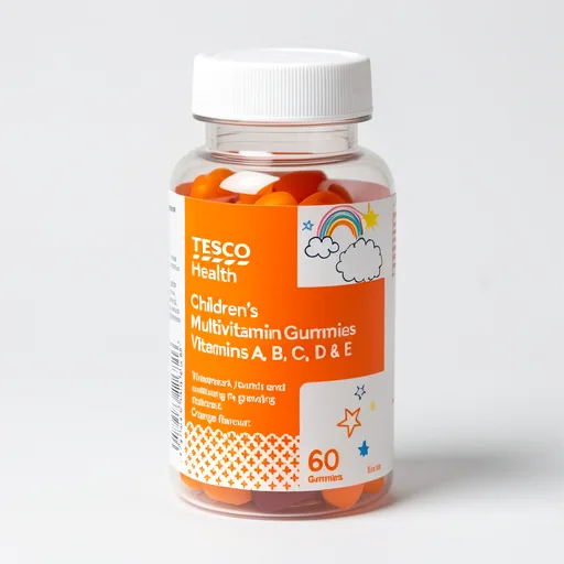 Tesco Health 60 Childrens Multivitamins Orange Gummies