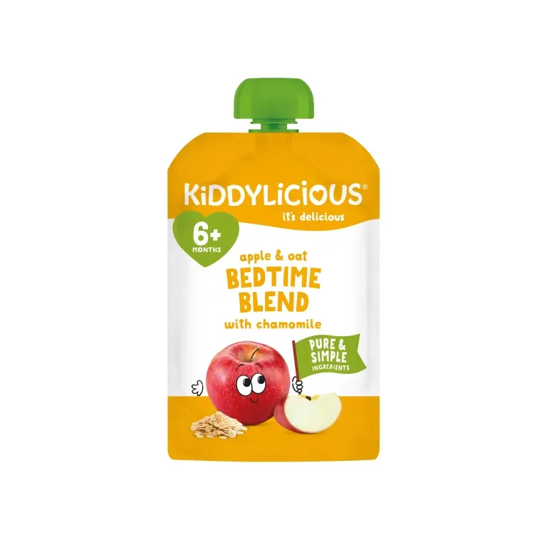 Kiddylicious Apple & Oat Bedtime Blend with Chamomile 6+ Months 100g