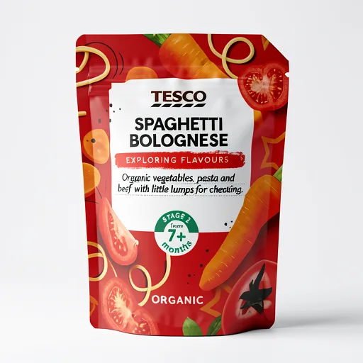 Tesco Spaghetti Bolognese Pouch 130G