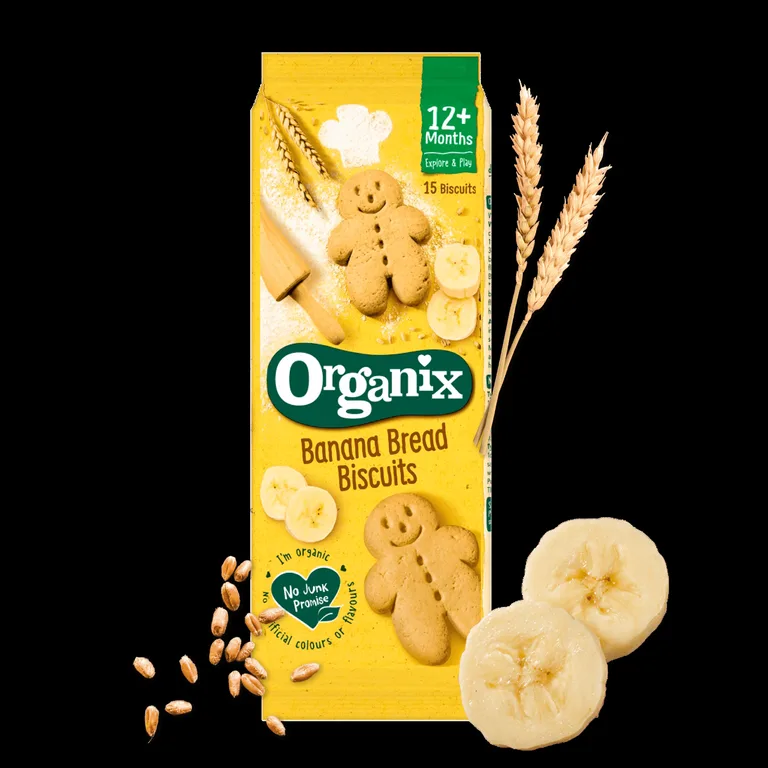 Organix Banana Bread Biscuits 12+ Months 135g