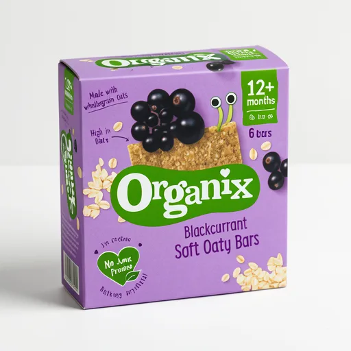 Organix Blackcurrant Soft Oaty Bars 6x23g