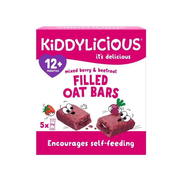Kiddylicious Berry & Beetroot Oat Bars 5x21g