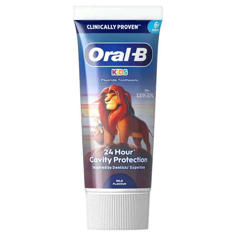 Oral-B Kids Lion King Toothpaste Mild Flavour 6+ 60ml