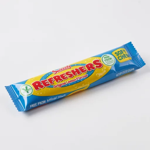 Swizzels Refreshers Lemon Flavour with Fizzy Sherbet Centre 43g