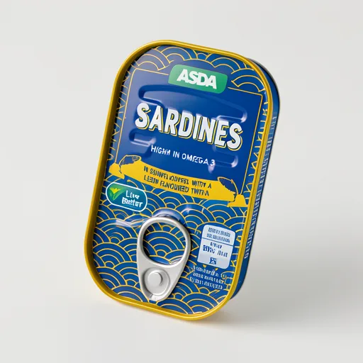 ASDA Sardines in Sunflower Oil with a Lemon Flavoured Twist 120g