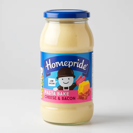 Homepride Cheese & Bacon Pasta Bake Sauce 485g