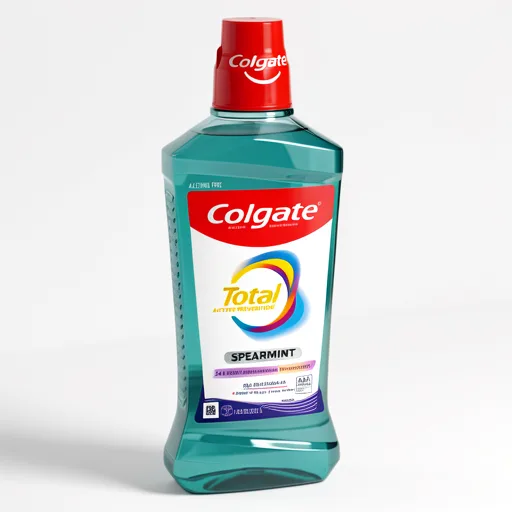 Colgate Total Active Prevention+ Deep Clean Spearmint Mouthwash 500ml