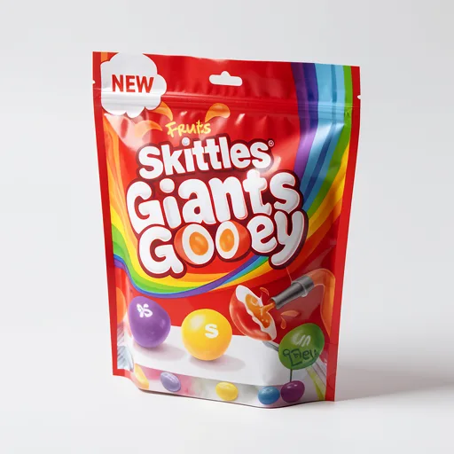 Skittles Gooeys Fruit Flavoured Sweets Bag 125g