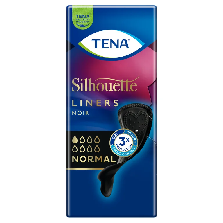 TENA Silhouette Black Incontinence Pads 18 pack