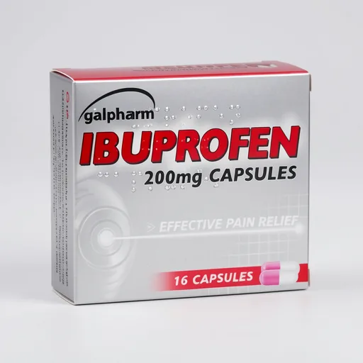 Galpharm Ibuprofen 200mg Pain Relief Capsules 16s