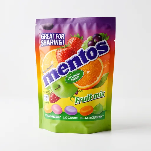 Mentos Fruit Mix Chewy Dragees 140g