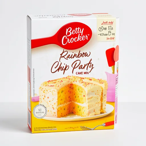 Betty Crocker Rainbow Chip Party Cake Mix 