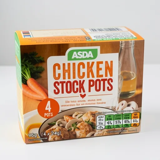 ASDA Chicken Stock Pots 4 x 24g (96g)