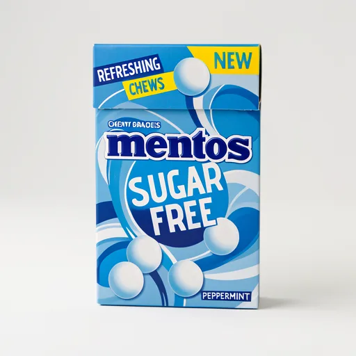 Mentos Sugar Free Peppermint Chewy Dragees
