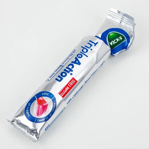 Vicks Triple Action Throat Sweets - Blackcurrant (Sugar Free) 42g