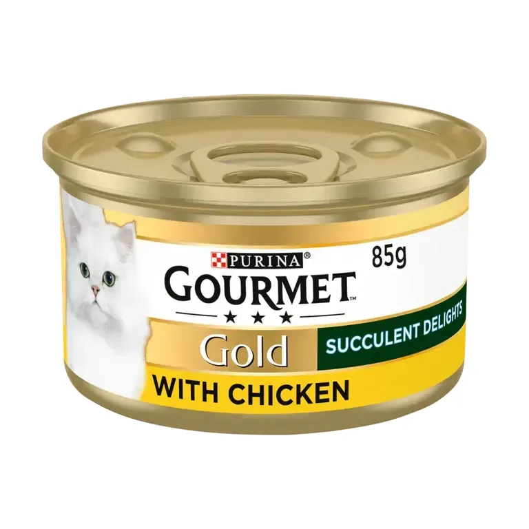 GOURMET Gold Succulent Delights Chicken Wet Cat Food 85g