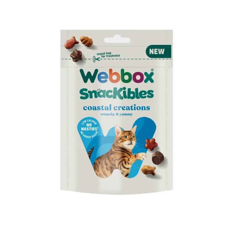 Webbox Snackibles Coastal Creations Cat Treats 85g
