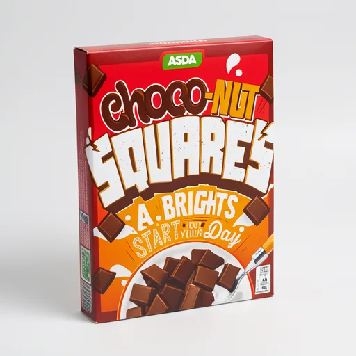 ASDA Choco-Nut Squares 375g