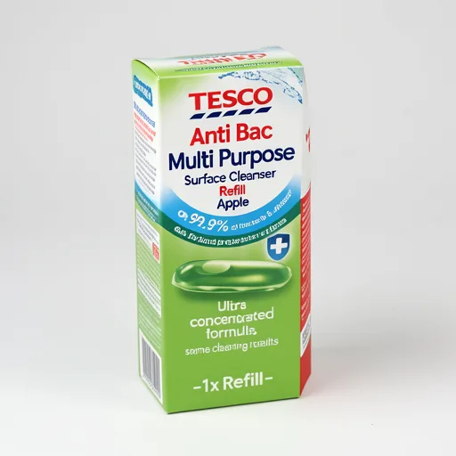 Tesco Antibacterial Multi Purpose Surface Cleanser Refill - Apple 9ml