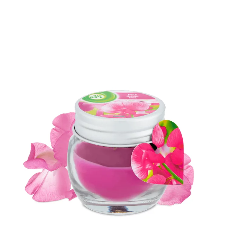 Air Wick Pink Sweet Pea Candle 105g