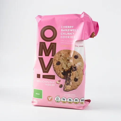 ASDA Plant Based Plant Based OMV! Cherry Bakewell Chunky Cookies 180g