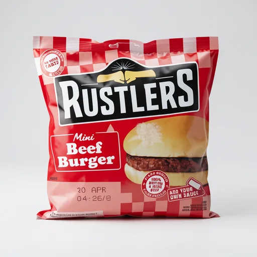 Rustlers Mini Beef Burger 89g