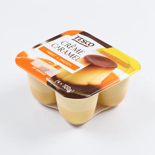 Tesco Creme Caramel 4x100g