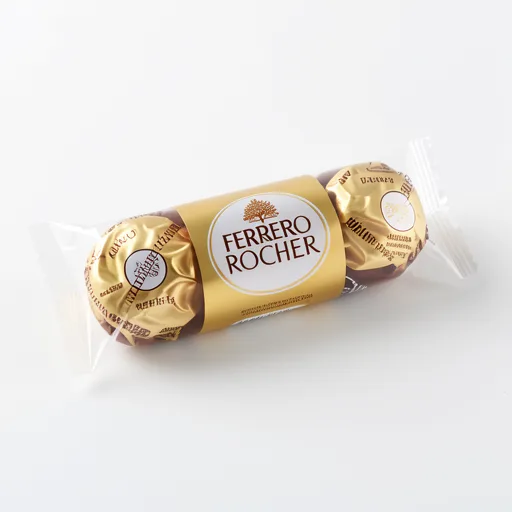 Ferrero Rocher Milk Chocolate Hazelnut Pralines Treat Pack 3 Pieces 37.5g